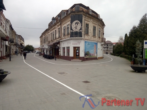 marcaj inestetic centrul vechi din targoviste