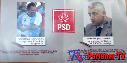 Fluturaşi denigratori la adresa candidaţilor PSD Dâmboviţa, plângere la Poliţie