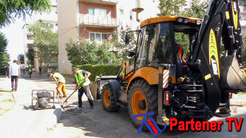 VIDEO. Ample lucrări de modernizare pe strada Dinu Lipatti din Târgovişte