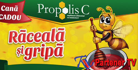 Farmaciile Hyperici te scapă de răceală şi-ţi dă imunitate cu Propolis C Răceala & Gripă Zmeură şi Propolis C Răceala & Gripă Portocale Roşii