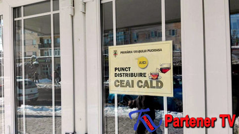 Primăria Pucioasa a amenajat trei puncte de distribuire ceai cald iar comandamentul de iarnă este în dispozitiv