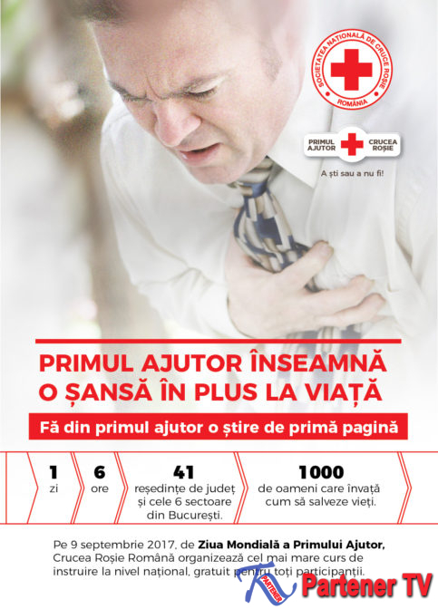 Crucea Roșie Română organizează cel mai mare curs de prim ajutor