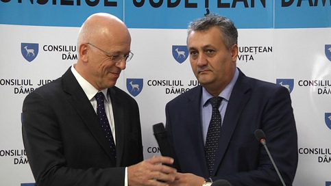 VIDEO. Excelența Sa Cord Meier-Klodt, ambasadorul Germaniei, vizitează județul Dâmbovița