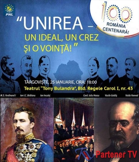 VIDEO. „Unirea – un ideal, un crez și o voință”, eveniment de înaltă clasă al PNL Dâmbovița