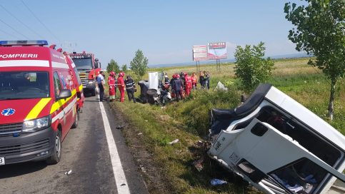 Patru morţi şi o altă victimă în stare gravă, într-un accident pe DN 71, între localităţile Ulmi şi Bungetu, judeţul Dâmboviţa