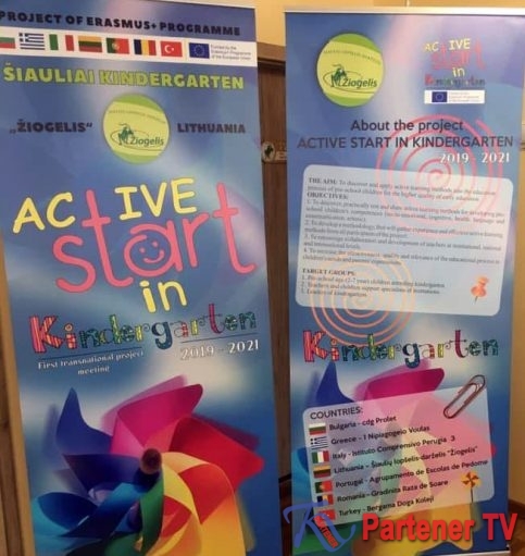 Întâlnire Erasmus+ Active start in kindergarten, Lituania, Siauliai, 11 – 14 octombrie 2019