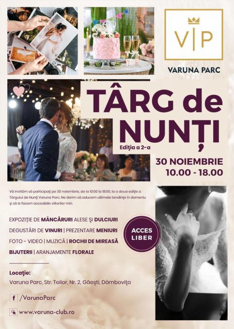 Weekend de poveste la Târgul de Nunţi Varuna Parc din Găeşti, ediţia a II-a !