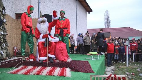 VIDEO. Ho! Ho! Ho! Tombola Crăciunului şi Moş Crăciun la Vulcana Pandele