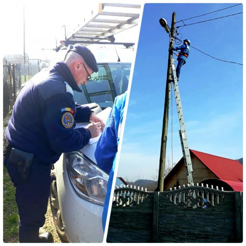 Furau curent cu ajutorul unor instalaţii artizanale racordate la reţeaua electrică