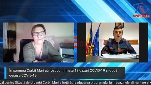 VIDEO. Corbii Mari, comuna dâmbovițeană cel mai greu lovită de COVID-19