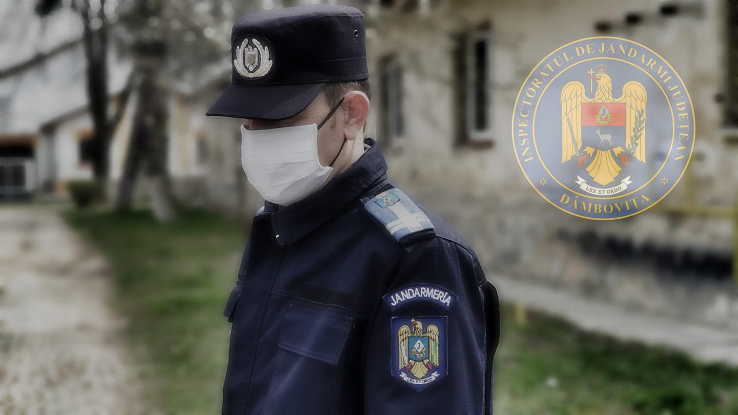 APELUL JANDARMERIEI DÂMBOVIȚA privind conduita socială responsabilă în prevenirea răspândirii COVID-19