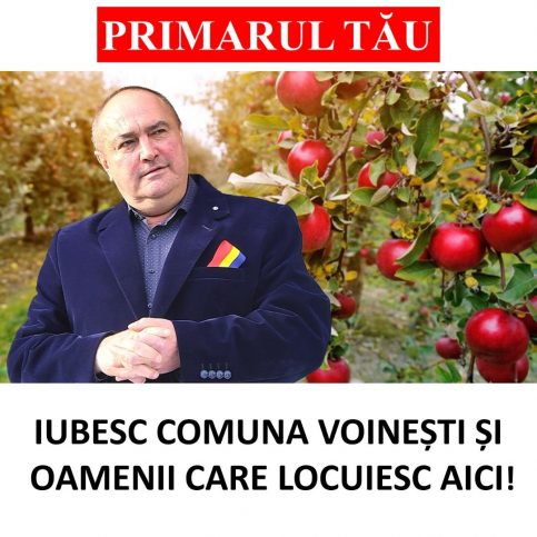 Voinești are un primar dependent de oameni, independent de politică, Gabriel Dănuț Sandu