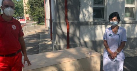 Crucea Roșie Dâmbovița își continuă misiunea. A donat aparat de ventilație tip EVEIN la Spitalul Județean de Urgență Târgoviște