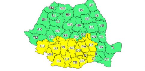 IARNĂ AUTENTICĂ: ATENȚIONARE METEOROLOGICĂ de COD GALBEN de ninsori abundente și viscol