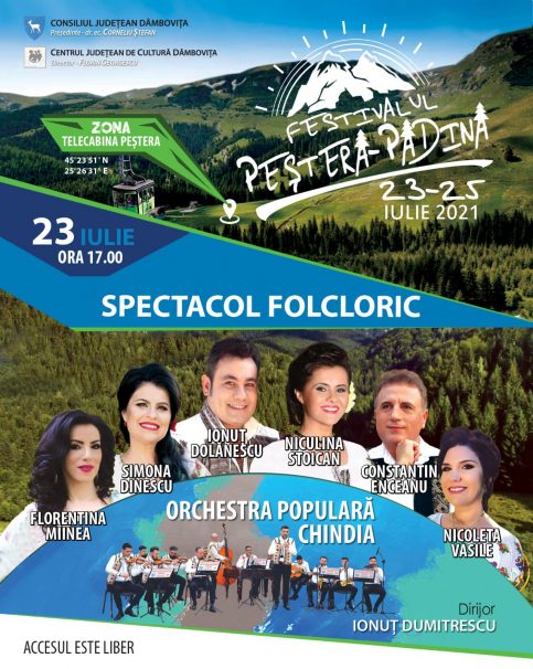 Festivalul „Peștera-Padina”, 23 – 25 iulie,în zona „Telecabina Peștera”