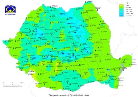 VREMEA împarte România în două anotimpurile, iarnă și o timidă primăvară