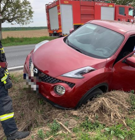 PE DN 71 -Ilfoveni, accident rutier cu trei mașini
