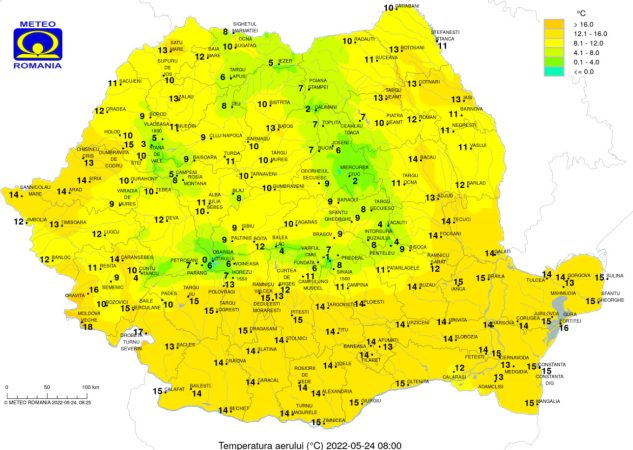 Vremea se încălzește, instabilitatea atmosferică rămâne în creștere