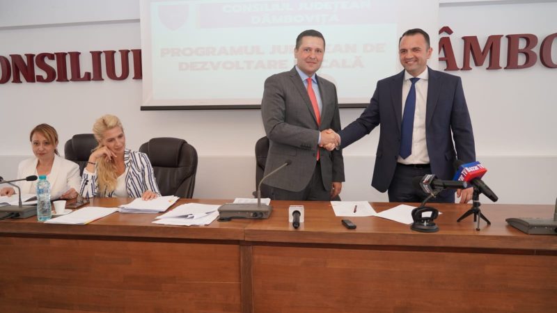 46 de noi contracte au fost semnate în vederea finanțării de investiții prin Programul Județean de Dezvoltare Locală