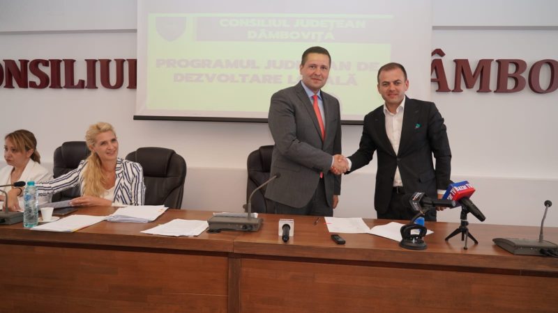 46 de noi contracte au fost semnate în vederea finanțării de investiții prin Programul Județean de Dezvoltare Locală