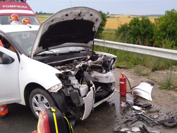 Accident grav pe DJ 711A, comuna Corbii Mari