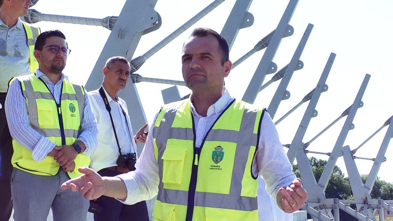 Stadiul lucrărilor la Stadionul Eugen Popescu de la Târgovişte, va fi gata în toamna acestui an. VIDEO