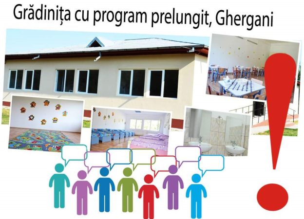 SE EXTINDE Grădinița cu program prelungit din Ghergani