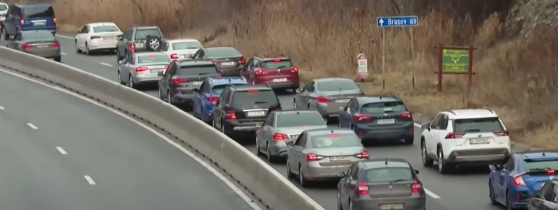 Centrul INFOTRAFIC recomandă DN 71 Sinaia – Târgoviște – București, ca rută alternativă la DN1