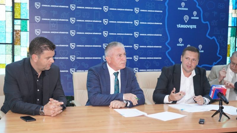 Președintele CJ Dâmbovița, Corneliu Ștefan a semnat contractele de asociere cu unitățile administrativ-teritoriale privind centurile ocolitoare ale municipiului Moreni și orașului Găești