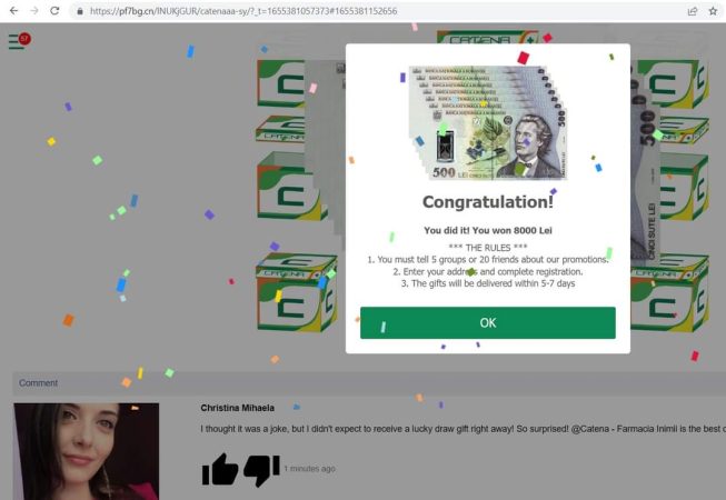 ATENȚIE, atacuri în mediul online, concurs fals cu un premiu consistent
