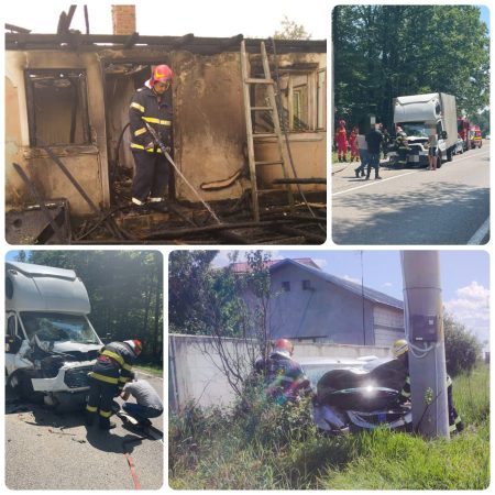 Misiuni ale pompierilor dâmbovițeni în perioada 13 – 19.06.2022