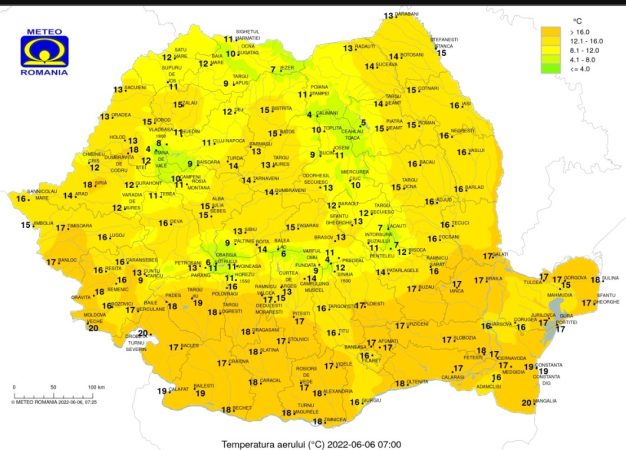 Nici astăzi, 6 iunie, nu scapăm de ploi și furtuni