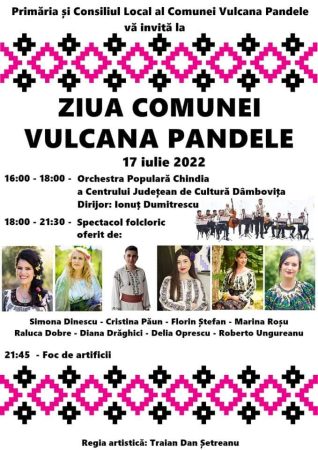 Comuna Vulcana Pandele îmbrăcă straie de sărbătoare, se împlinesc 20 de ani de la reînființarea comunei