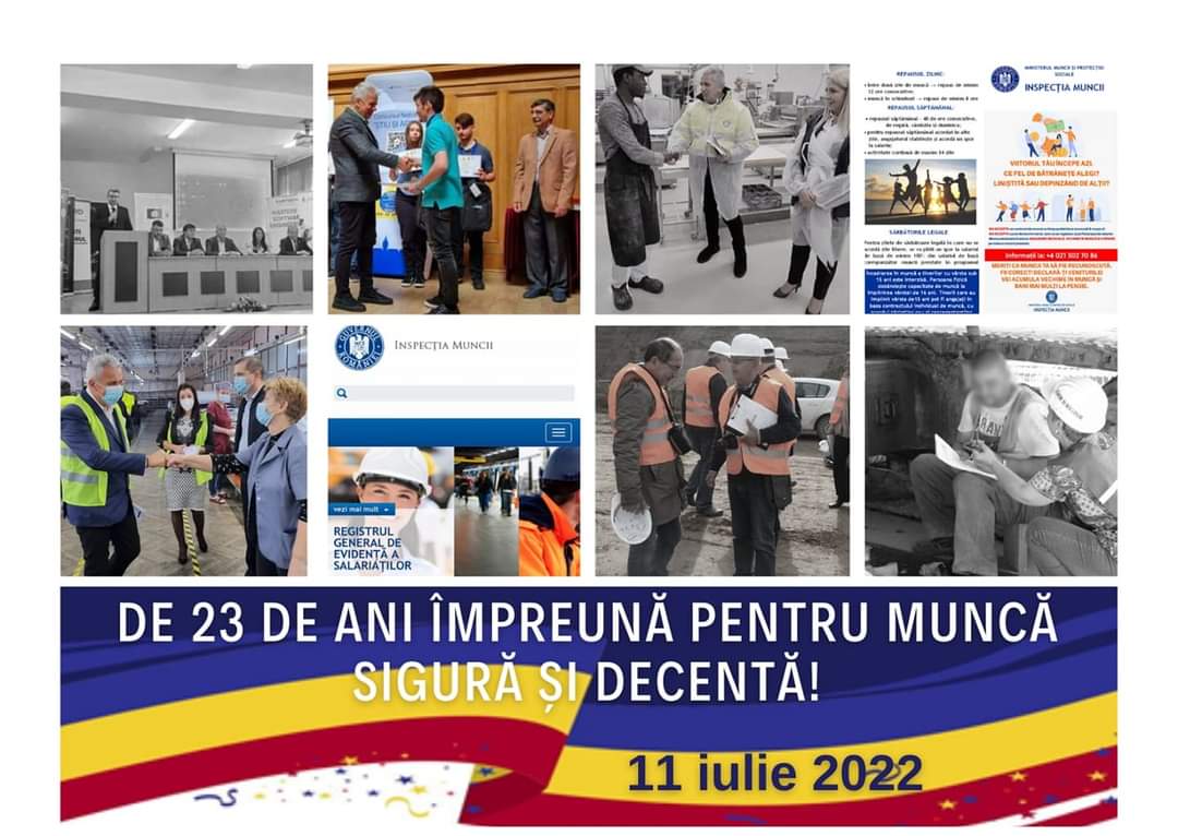 De 23 de ani, data de 11 iulie marcheză, în România, ziua Inspecției Muncii