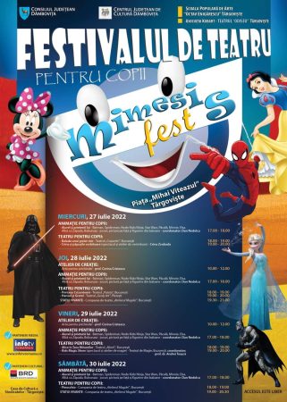 Miercuri 27 iulie începe Festivalul de teatru pentru copii "Mimesis Fest"
