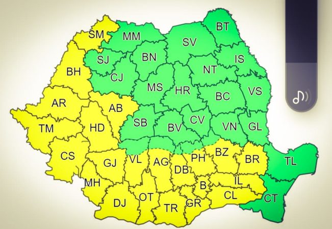Atenționare meteo COD GALBEN. VAL DE CĂLDURĂ