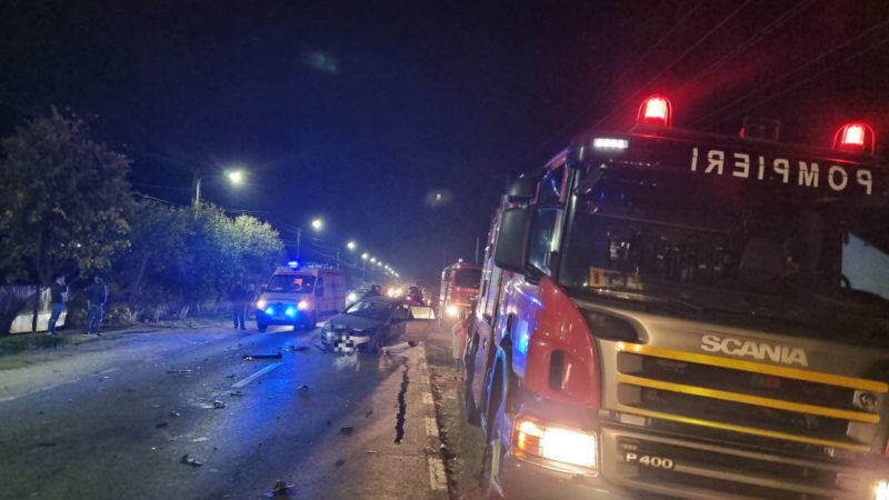 Accident rutier pe DN72 A în Ungureni. 4 persoane sunt rănite