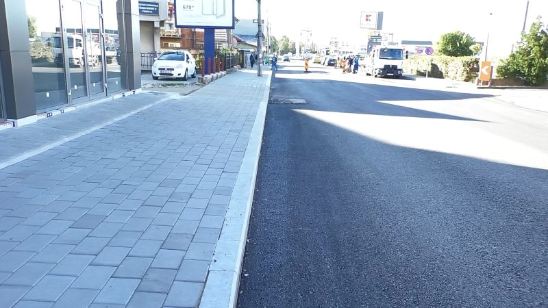 Strada Lt. Stancu Ion din Târgoviște este în plin proces de modernizare, va fi gata la finalul lunii octombrie. VIDEO