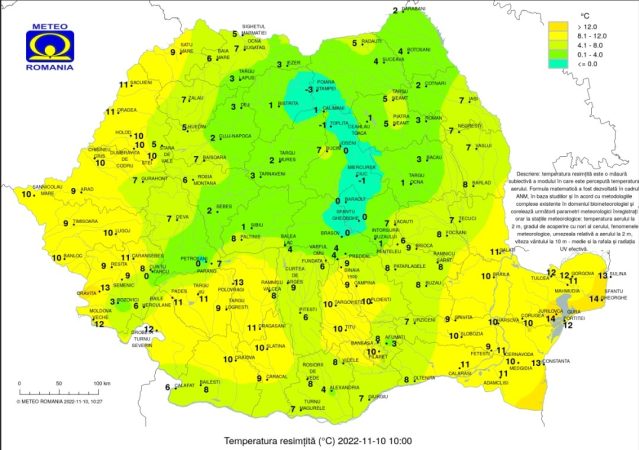 Ce vreme ne aduce ziua de joi, 10 noiembrie 2022