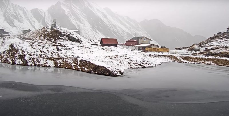 Vezi unde ninge acum, imagini de iarna