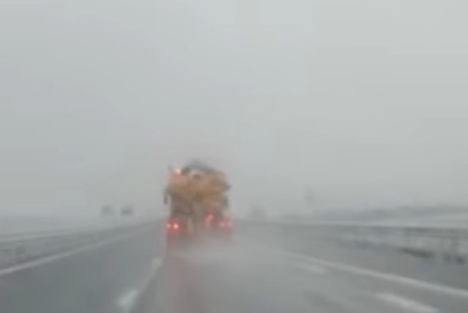 Situația traficului, ceața își face simțită prezența