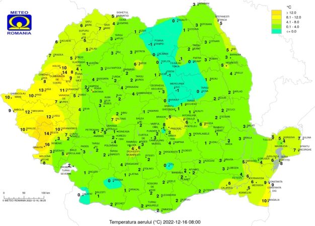 De la o extremă la alta, SCHIMBARE RADICALĂ, vremea, 16 noiembrie 2022