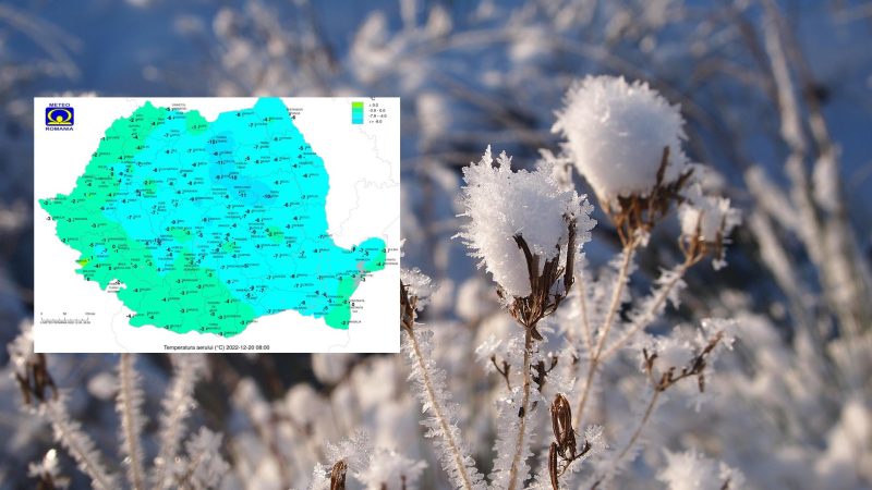 Prognoza meteo pentru marți, 20 decembrie 2022