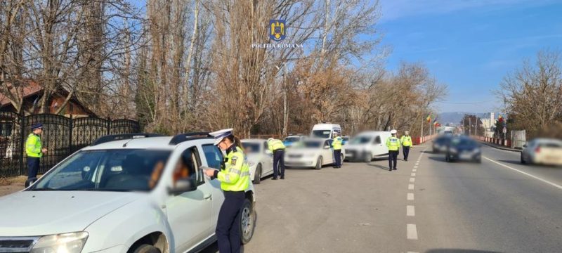 Județul Dâmbovița, poliția în acțiune,peste 600 de sancțiuni contravenționale , 38 de permise de conducere reținute și 9 certificate de înmatriculare retrase