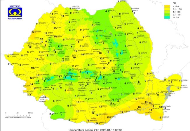 Prognoza meteo, România între două anotimpuri
