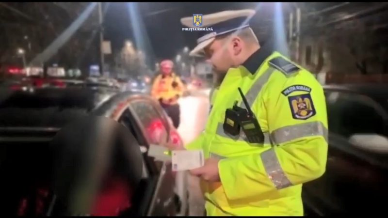 Razie în tot județul Dâmbovița, bărbați și femeie au fost prinși la volan fără permis, drogați și beți. VIDEO