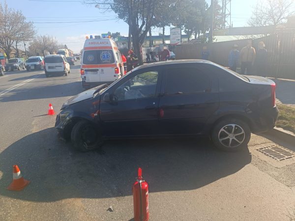 Accident rutier produs în municipiul Târgoviște, pe DN 71