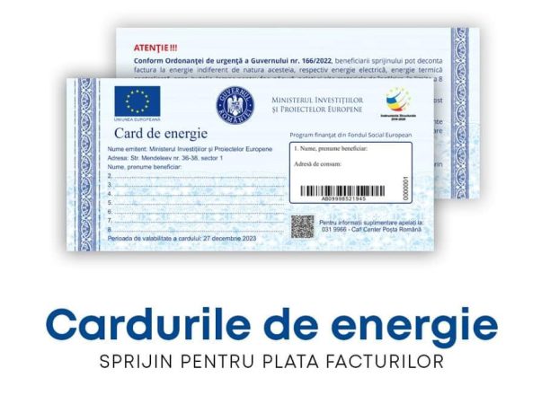 46.488 de dâmbovițeni vor beneficia de carduri pentru energie