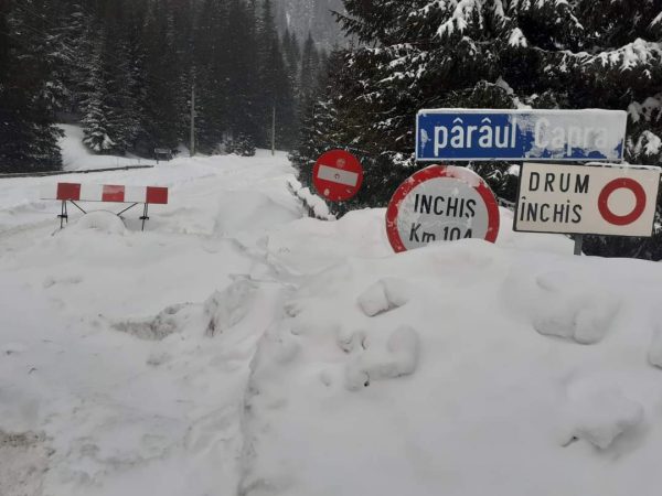 CNAIR: DN 7C -Transfăgărășan este închis încă din data de 14.11.2022