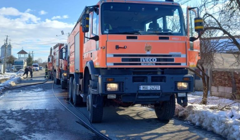 Incendiu izbucnit la o casă în comuna Șelaru